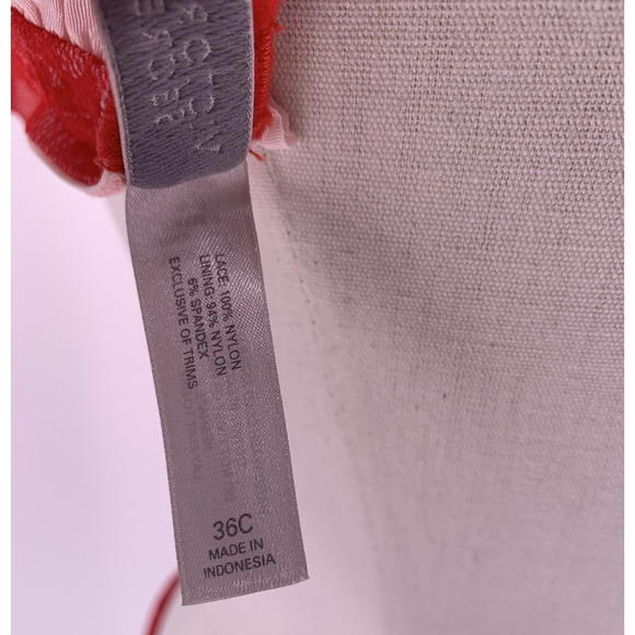 Victoria's Secret 36C Red Lace French Maid Valentines Coquette - Picture 10 of 12